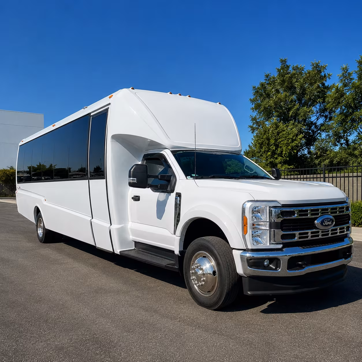 Dallas Airport Shuttle & Transportation party bus exterior