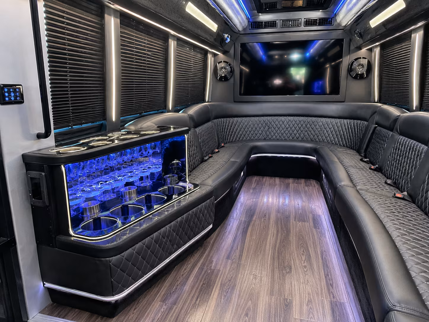 Dallas Bachelor & Bachelorette Transportation party bus exterior