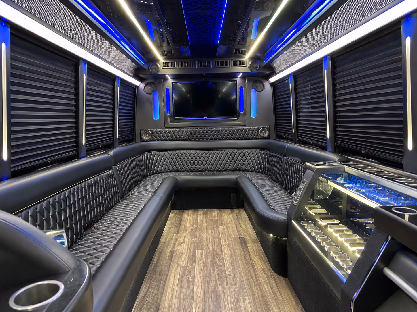 Dallas Bachelor & Bachelorette Transportation onboard seating