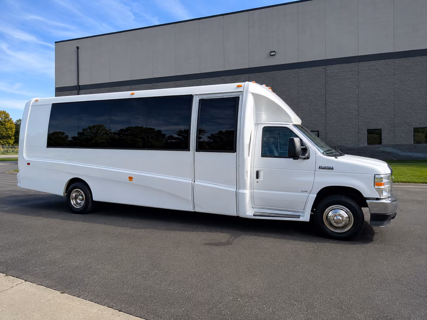 Dallas Corporate Transportation party bus exterior