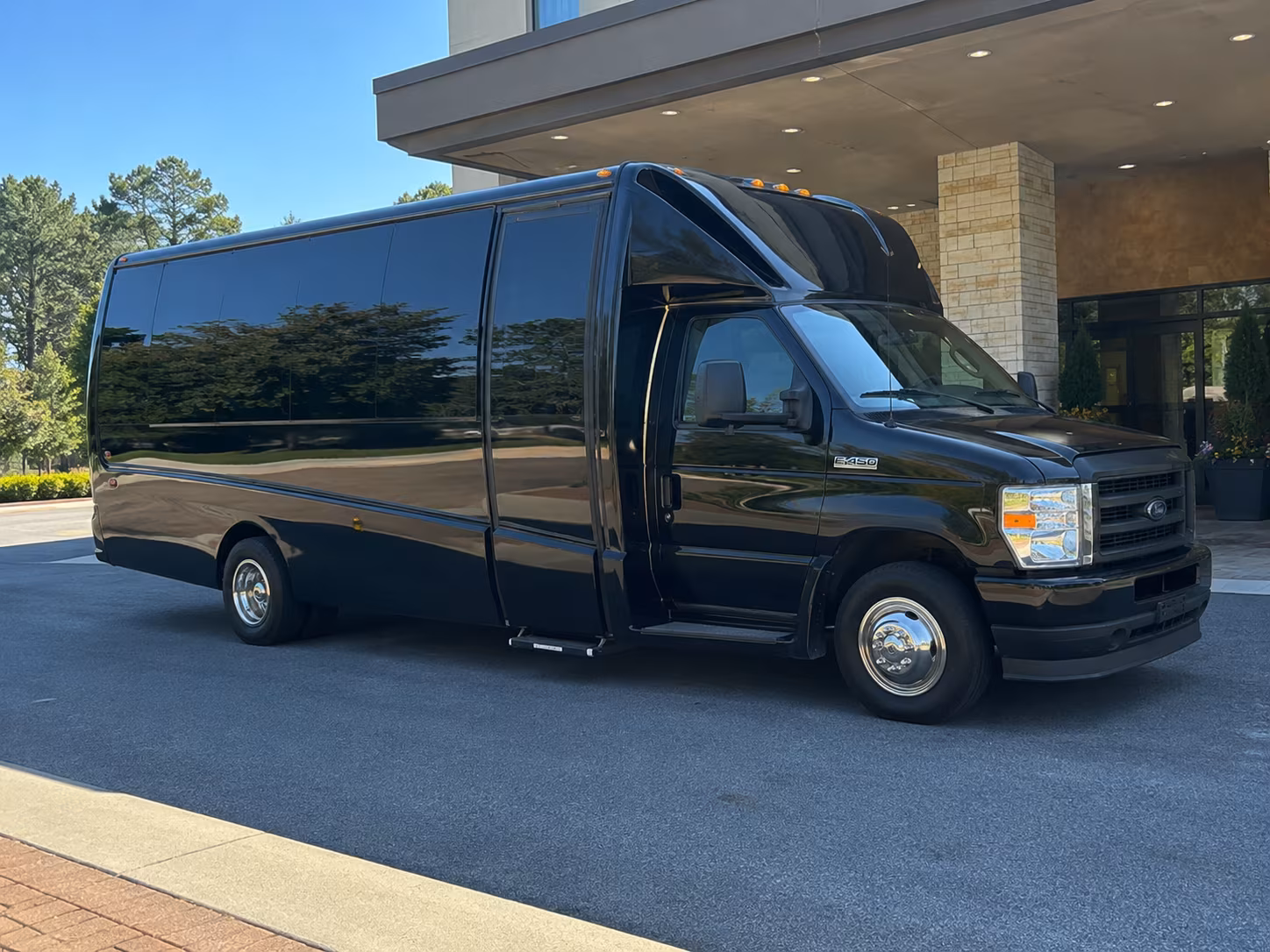 Dallas Corporate Transportation party bus exterior