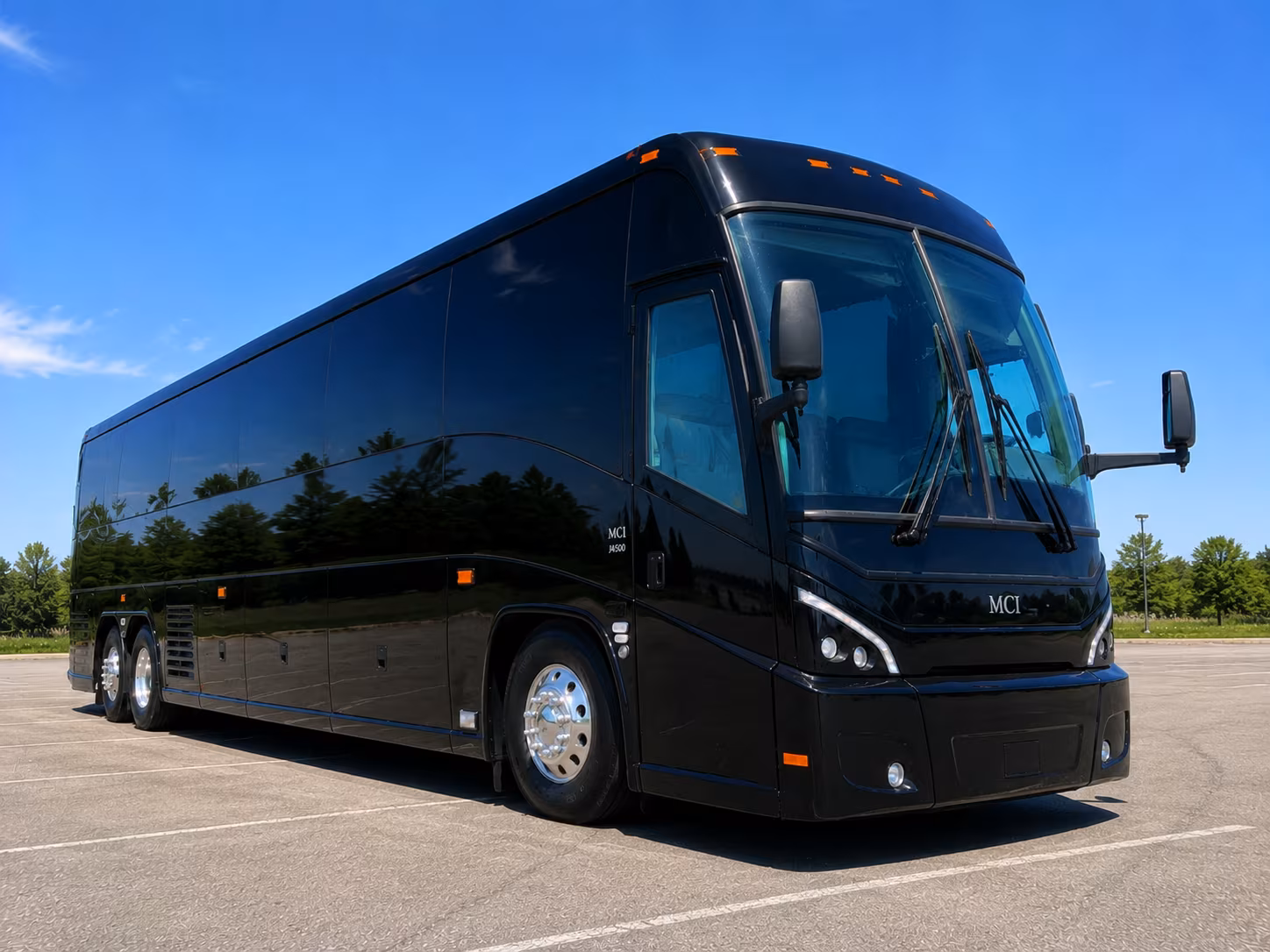 Dallas Corporate Transportation party bus exterior