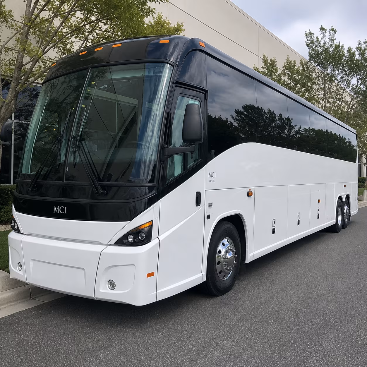 Dallas Corporate Transportation party bus exterior
