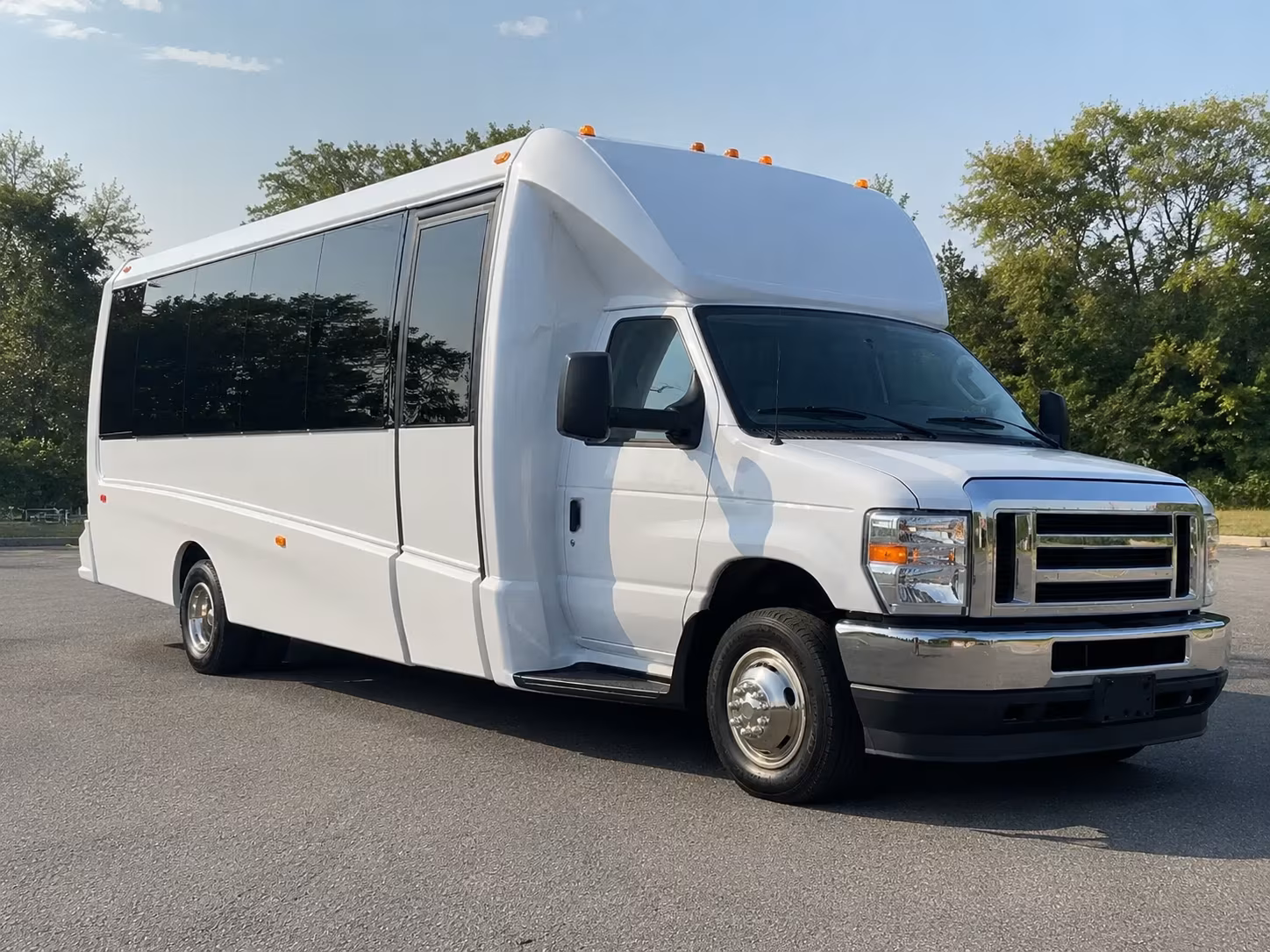 Dallas Private Event Transportation party bus exterior