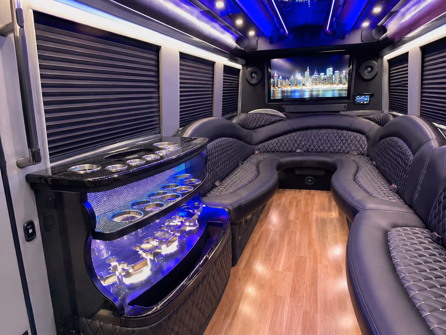 Dallas Prom & Homecoming Transportation onboard seating