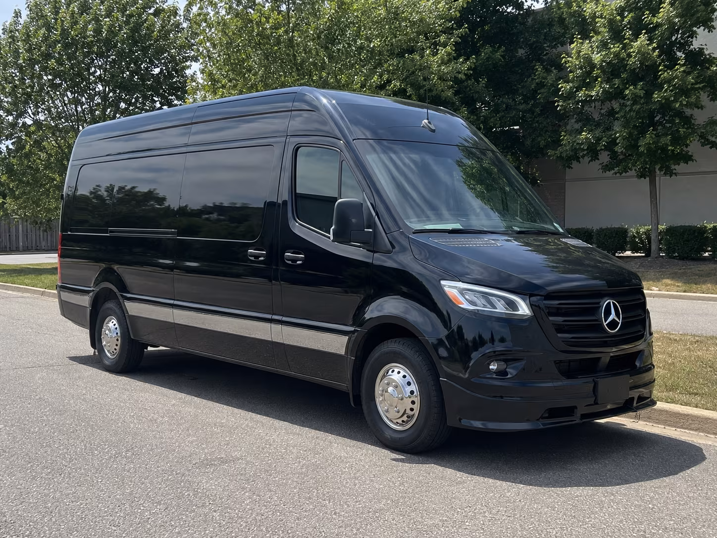 Dallas School Event Transportation party bus exterior