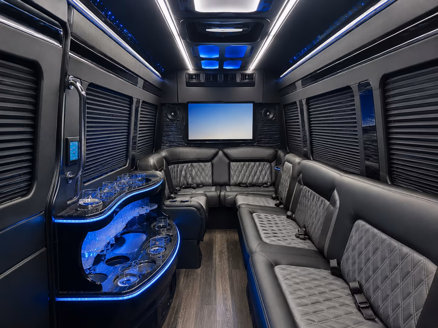 Dallas School Event Transportation onboard seating