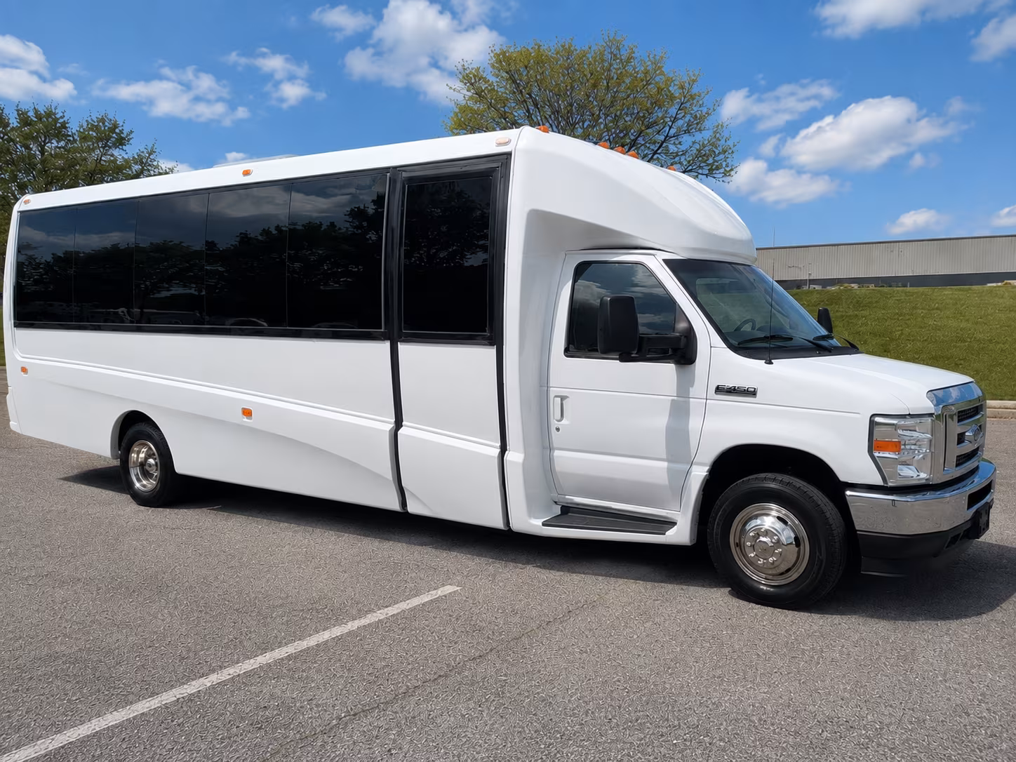 Dallas School Event Transportation party bus exterior