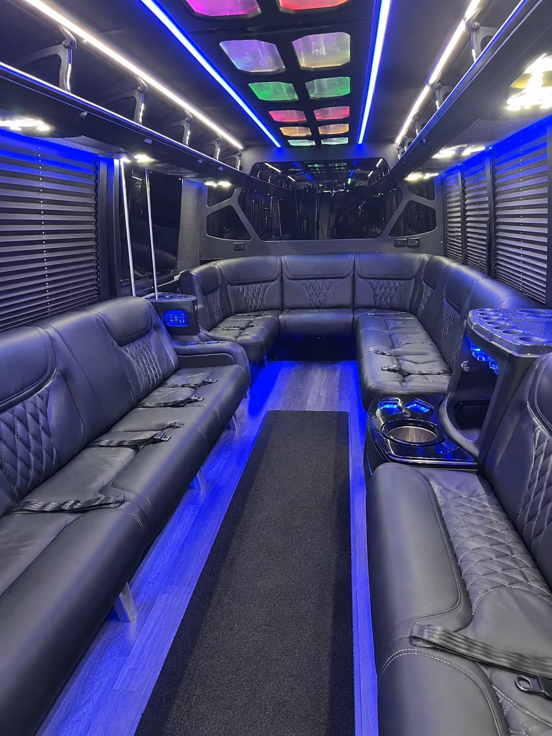 Dallas Sporting Event Transportation onboard seating